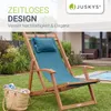 Ležadlo JUSKYS® Tavira Petrol – skladacie, nastaviteľné, Náhľad obrázku produktu 7