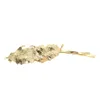 Metal Haarklammer Blatt in der Farbe Gold Produktbild-Vorschau 2