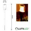 LUMILED Solar Gartenfackel 4er Set Solarleuchten 64,5 cm Produktbild-Vorschau 5