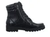 A black leather boot is shown against a white background. Anteprima dell’immagine prodotto