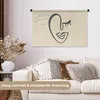 MuchoWow® Wandteppich Wandbehang Frau - Lippen - Abstrakt Produktbild-Vorschau 2