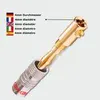 NEXMEX Bananenstecker 4mm schraubbar 24K vergoldet Produktbild-Vorschau 13