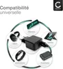 CELLONIC Chargeur USB EU-Plug 2 Ports 5V 3.4A 17W noir bloc Voir les images du produit 5