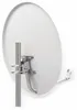 A satellite dish and its mounting hardware are shown against a white background. Produktbild-Vorschau