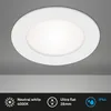 LED Einbauleuchte IP44 6W 600 lm 4000 K weiß Ø 12/10,8 cm Produktbild-Vorschau 1