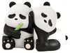 2er-Set Panda-Buchstützen aus Kunstharz – Einzigartige Produktbild-Vorschau 1