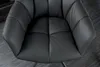 riess-ambiente Drehbarer Stuhl PAPILLON schwarz Echtleder Produktbild-Vorschau 4