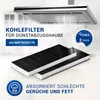 Aktivkohlefilter 2x passend wie Neff 00296178 Kohlefilter Produktbild-Vorschau 2