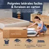 Matelas 90x200, 26 cm, avec surmatelas intégré, matelas à Voir les images du produit 12