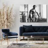 Leinwandbild (80x60cm): Junger Arnold Schwarzenegger im Produktbild-Vorschau 2