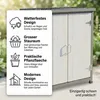 Mucola Geräteschrank Gerätehaus Gartenschuppen Schrank Produktbild-Vorschau 11