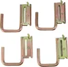 4pcs e Track Hooks Maximale Last 1200 Pfund J Hook Produktbild-Vorschau 4