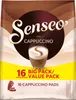 A package of Senseo Cappuccino coffee pads. Produktbild-Vorschau