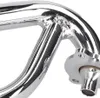 Auspuffkrümmer Chrom mit Staurohr und Drossel für Aprilia Produktbild-Vorschau 2