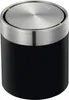 EKO Seau à couvercle basculant Fandy 1,5 l noir inox Voir les images du produit 2
