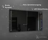 Batteriebetriebener LED Spiegel 110x60 cm - Badspiegel mit Produktbild-Vorschau 4