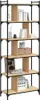 vidaXL Regał 6 półek dąb sonoma 76x32x192 cm Materiał Podgląd zdjęcia produktu 3