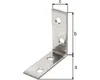 Spojovací úhelník sedlový 60x60x16 mm nerez 1 ks Náhled obrázku produktu 1