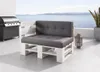 Lermowood Palettenmöbel Mp Eckbank 120 x 80 x 30 cm Weiß | Produktbild-Vorschau 2