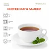 Tasses à thé Wilmax avec soucoupes, lot de 6, 250 ml Voir les images du produit 4