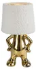 Lampa stołowa ceramiczna SMURFY złoto-kremowa 1xE14x40W Podgląd zdjęcia produktu 1
