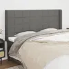 vidaXL Kopfteil mit Ohren Dunkelgrau 163x16x118/128 cm Produktbild-Vorschau 2