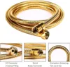 Goldener Duschschlauch 1,5 m flexibel Edelstahl Produktbild-Vorschau 2