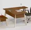 Eckschreibtisch Designer Holzmöbel Bürotisch Arbeitszimmer Produktbild-Vorschau 1