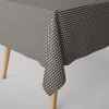 SCHÖNER LEBEN. Tischdecke Jacquard Punkte schwarz Produktbild-Vorschau 1
