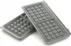 Two waffle iron plates are shown on a white background. Produktbild-Vorschau