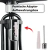 Fahrradpumpe mit Manometer Doppelventil Presta Schrader Produktbild-Vorschau 6