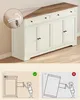 VASAGLE Küchenschrank im traditionellen Stil mit 2 Produktbild-Vorschau 3