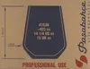 A diagram of a glass with dimensions and capacity information, along with branding and usage instructions. Náhled obrázku produktu