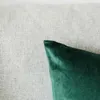 Lionmood Premium Samt Kissenbezug Grün 50x50cm -1er- Velvet Produktbild-Vorschau 5