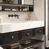 Set di mobili da bagno Lavabo in pietra sinterizzata Anteprima dell’immagine prodotto 3