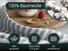 set di 5 strofinacci a righe, 100% cotone, 50x70 cm, grigio Anteprima dell’immagine prodotto 6