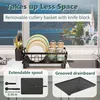 Küchen-Organizer Set, Abtropfgestell und Spültuchhalter, Produktbild-Vorschau 4