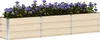 vidaXL Pflanzkübel Elfenbein 240 x 40 x 45 cm Stahl Produktbild-Vorschau 3