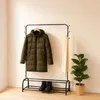 Relaxdays Kleiderständer, 3-in-1, mit Kleiderstange, 2 Produktbild-Vorschau 2