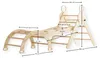 Buxibo Mini Klettergerüst – Holz Kletterbogen mit Rutsche Produktbild-Vorschau 5