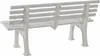 Gartenbank Blome Sylt Kunststoff 3-Sitzer weiß Produktbild-Vorschau 5
