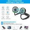 Tragbarer Mini-Nackenventilator mit USB-Anschluss, Produktbild-Vorschau 2