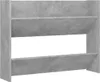 vidaXL Nástěnná skříň na boty Betonová šedá 80x18x60 cm Náhled obrázku produktu 1