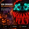 LED Halloween maska, ovladatelná – zářící maska inspirovaná Náhled obrázku produktu 4