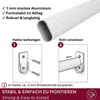 HOOZ® Kleiderstange 80 cm Oval Aluminium [SCHRANK- & Produktbild-Vorschau 6