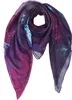 Baumwolltuch Indisches Blumenmuster Allover Druck schwarz Produktbild-Vorschau 1