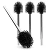 BigDean Silicone Brosse WC Set de 4 Brosse WC Noir Brosse Voir les images du produit 7