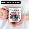 Trendation - Beste Schwester Tasse Geschenk Schwesterherz Produktbild-Vorschau 2
