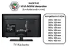 TV Wandhalterung für 23-55 Zoll Fernseher| Neigbar Kippbar Produktbild-Vorschau 9