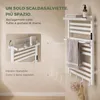 S'AFIELINA Scaldasalviette elettrico bagno con ripiano 700 Anteprima dell’immagine prodotto 8